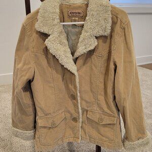 Aeropostale Women's Tan Corduroy Jacket